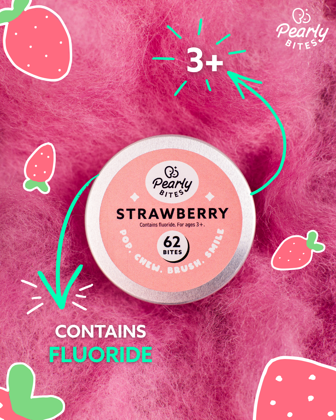 Strawberry Toothpaste Tablets